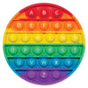Pop-N-Teach Alphabet Pop It Rainbow Fidget Toy With Letters - 1St Grade Classroom Must Haves- Round Bubble Abc Pop Its - Popits For Kids - Toddlers Poppers Sensory Learning Toy