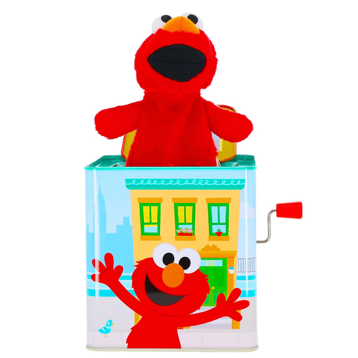 Elmo Sesame Street Toys Jack in the Box Baby Toy, Kid Elmo Toys for Toddlers 13, Developmental Toys for 1 Year Old, Elmo Plush 