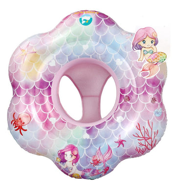 Edwekin Baby Float,Mermaid Theme Inflatable Baby Pool Float,Swimming Pool Accessories For Age Of 3-36 Month