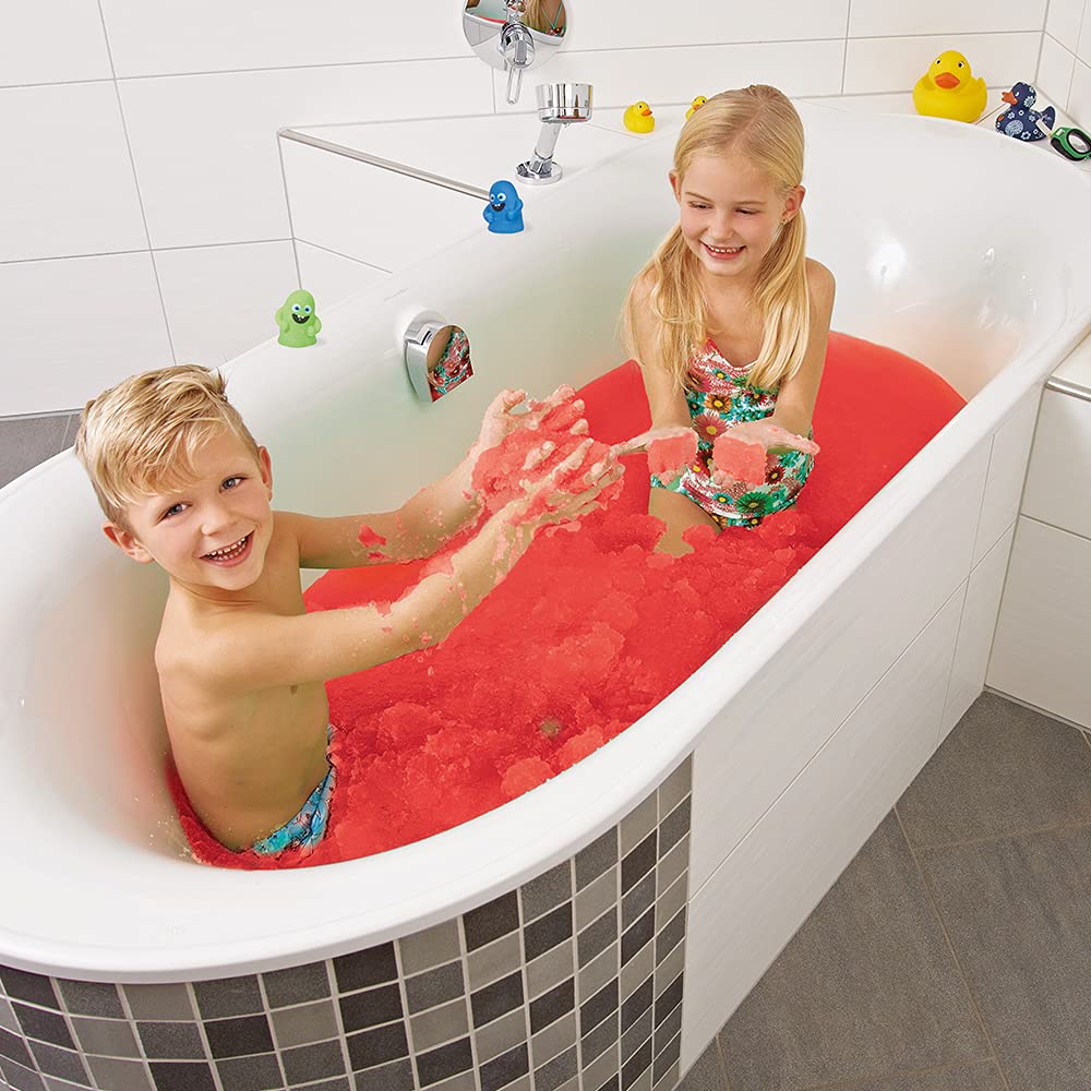 3 x Gelli Baff Bundle from Zimpli Kids, Blue, Red & Green, Turn water into colourful goo! Childrens Sensory & Bath Toy