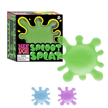 Schylling Needoh Splootsplat -The Splat That Sploots - Sensory Toy To Squish, Squeeze, And Pull - Ages 3 And Up - Color May Vary