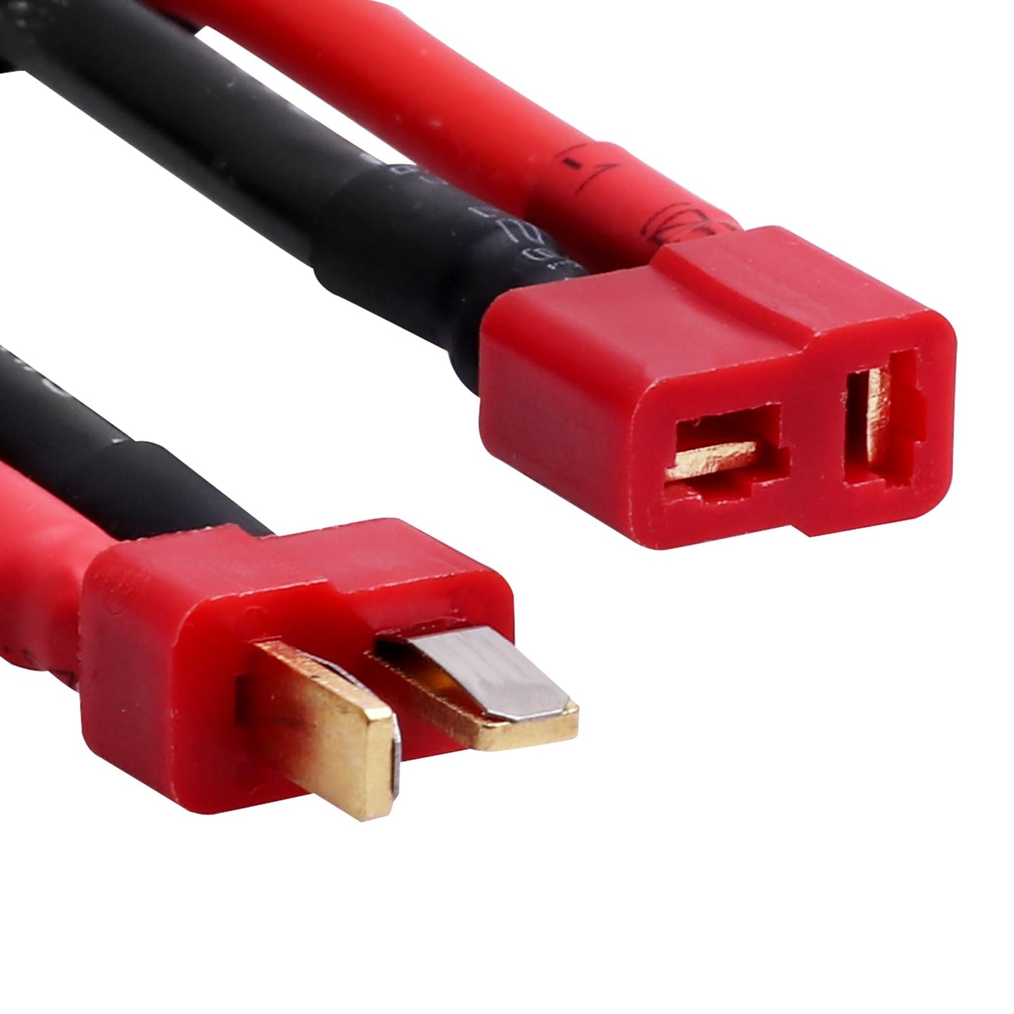 Hobbypark RC Battery/Charger Adapter Connector for Traxxas to Deans T Plug, 12AWG Wire, Model 66-9154