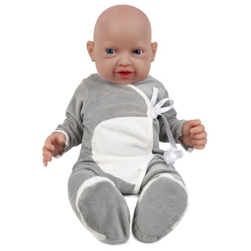 Vollence 23 Inch Full Body Silicone Baby Doll That Look Real Weighted Silicone Real Baby Doll For Kid Birthday Gift New Year Gifts - Boy