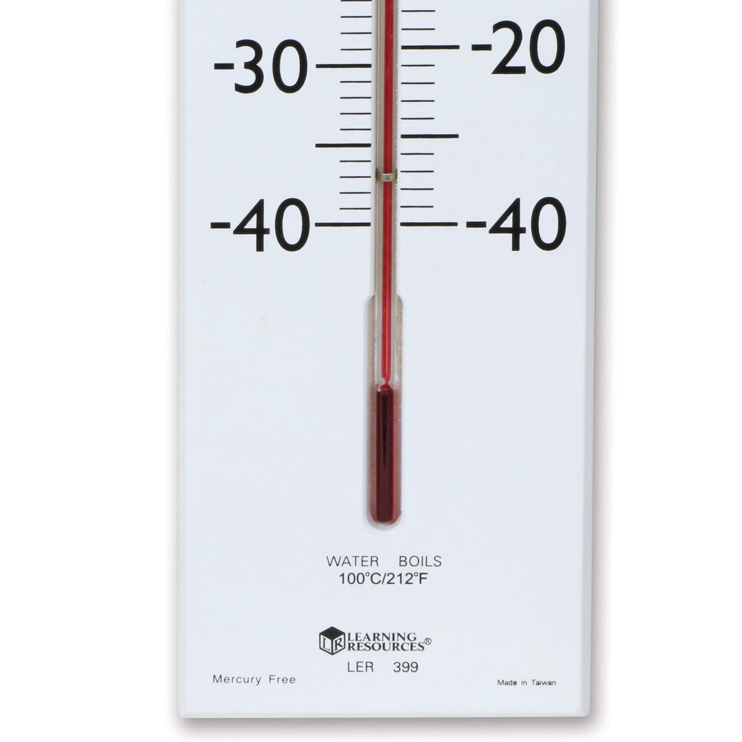 Learning Resources Giant Classroom Thermometer, 30", Wood, Multi-color, Model LER0399
