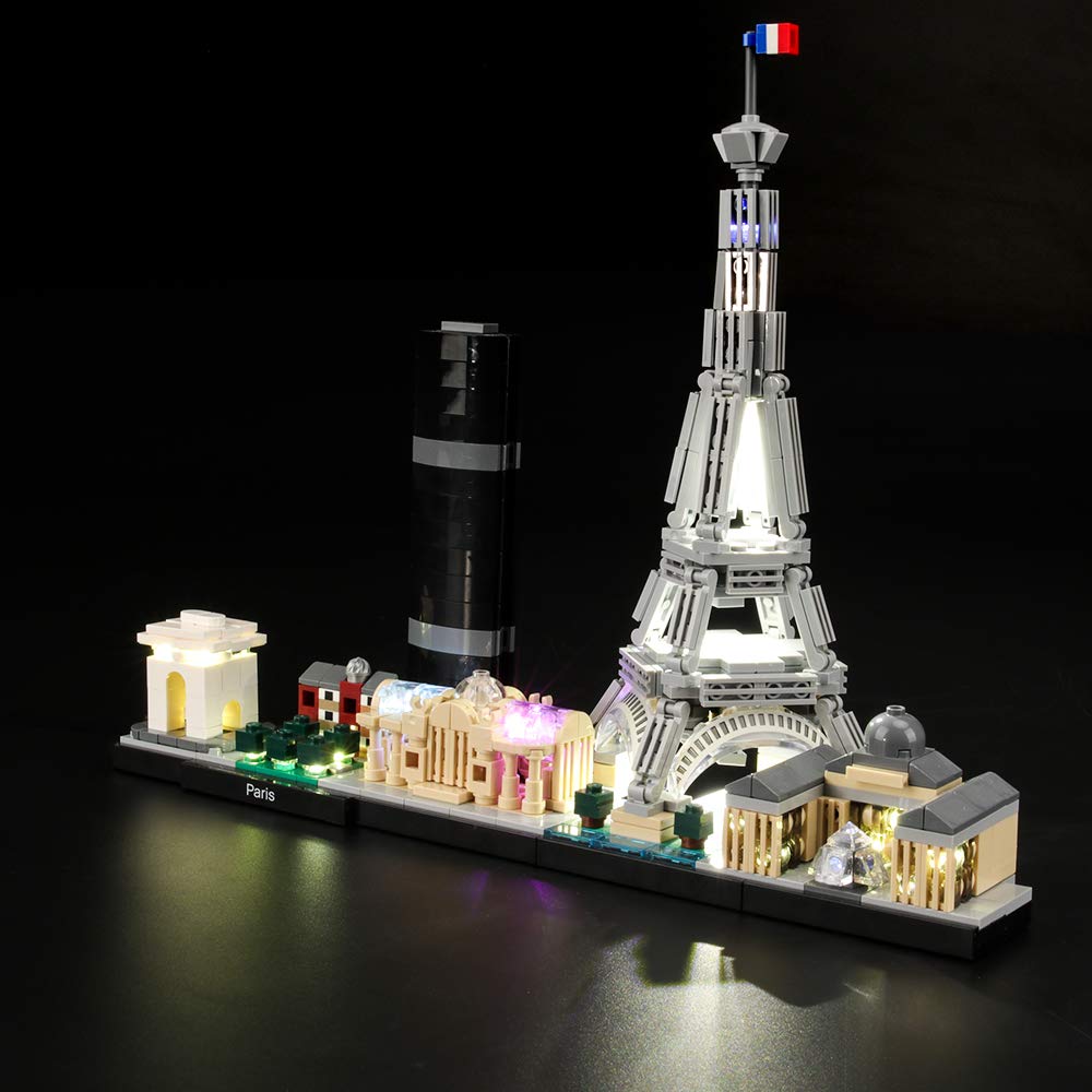 LIGHTAILING Light Set for (Architecture Paris) Building Blocks Model - Led Light kit Compatible with Lego 21044(NOT Included The