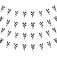 Tyqour 2Pcs Black & White Checkered Flag Banner, Double Sided Racing Pennant Banner Flags, Car Themed Birthday Party Decorations