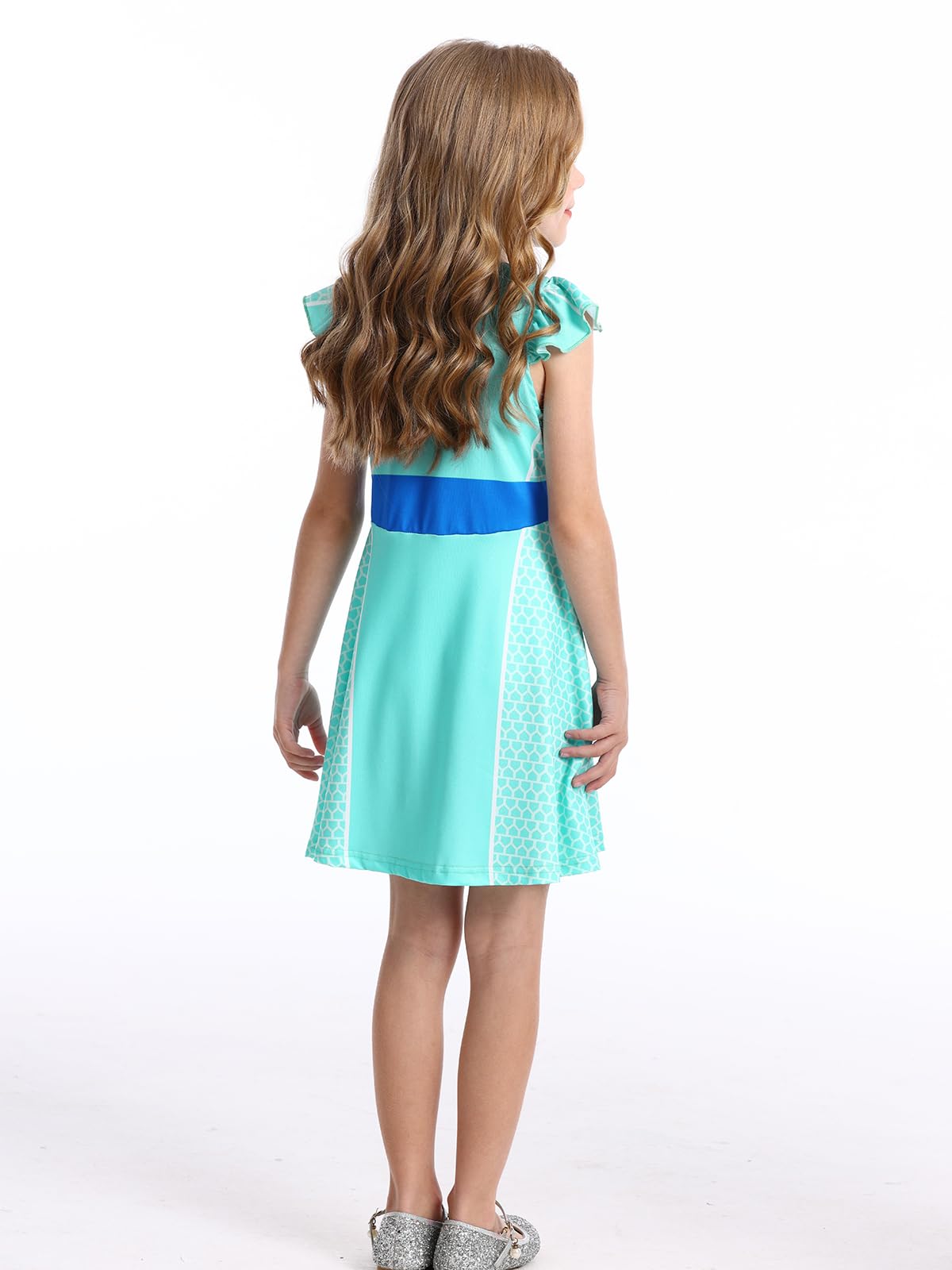 Marendyee Girls Kitties Costume Dress Christmas Gift For Kids Birthday Party Cosplay Dresses 7-8 Years