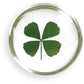 AngelStar 8781 Clover Stone 1 1/4 - Clear Green Decorative Accent for Home and Garden