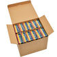 Madisi Crayons Bulk Pack, Regular Size, 250 Packs, 1000 Count, Wax, Red, Model PE-C04-250