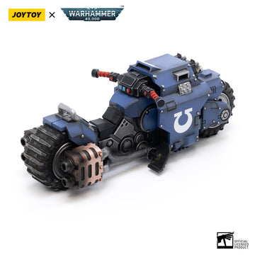 Yizrio Joytoy Warhammer 40K Action Figure 1:18 Ultramarines Motorcycle Outriders Vehicle Model Toy Matching