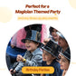 Tigerdoe Party Favors - 24 Pack - Magician Birthday Party Supplies,12 Magician Hats & 12 Magic Wands - Dress Up Costume Accessor