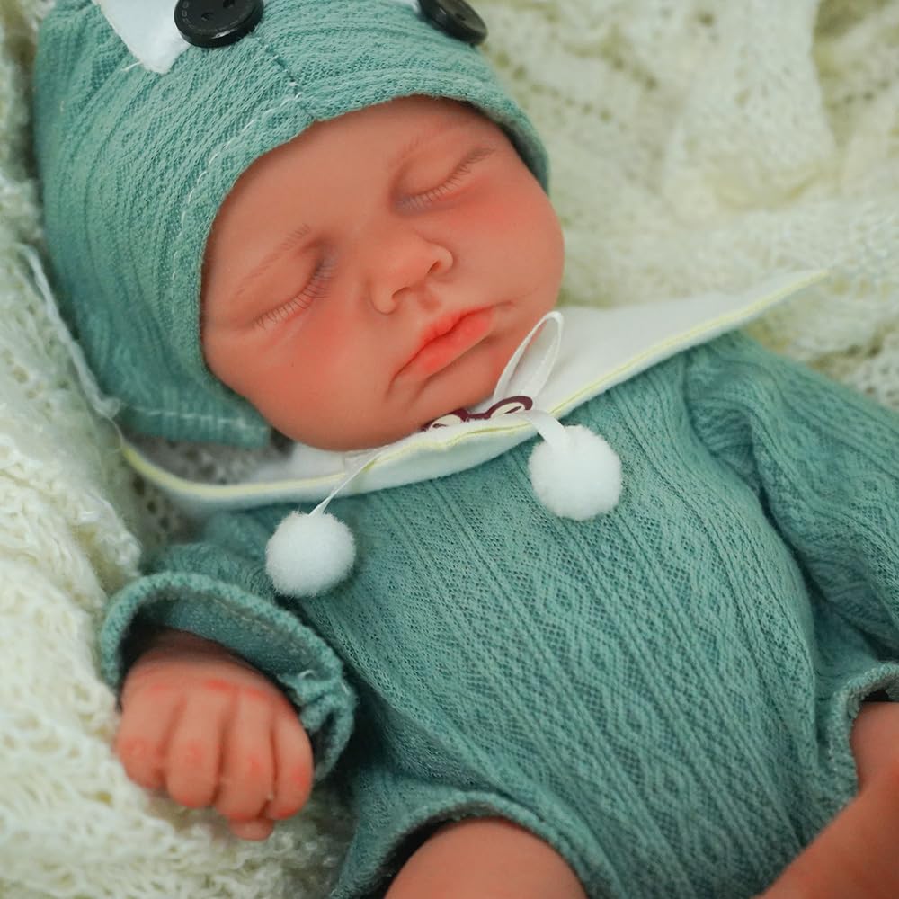 Softmary 12-Inch Full Silicone, Lifelike Reborn With Realistic Veins, Sleeping Realistic