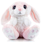 My OLi 8.5" Pink Plush Bunny Stuffed Animal - Soft Rabbit Toy for Kids and Girls, Floppy Ears, Bedtime Friend, Model DEMO-00005