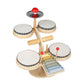 Enakshi (Label) Creations Xylophone Drum Set Toddlers Toy Party Favors Montessori Instruments Toys Set 4 Drum Padsmusical Instru