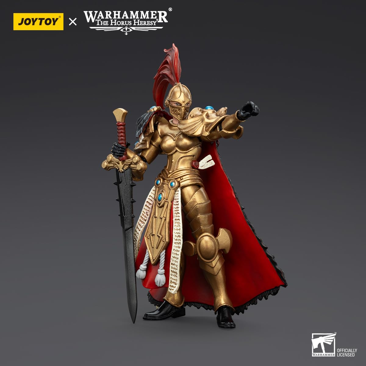 malt-inspiredISE JOYTOY 1/18 Action Figures - Warhammer The Horus Heresy Sisters of Silence White Falcons Vigilator Cadre Vigilator Mistress - 4 Classic Character Collectible Age 15 and Above