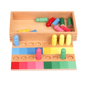 Yhzan Montessori Color Game Resemblance Sorting Task Sensorial Material Early Devlopment Toy Famlily Version