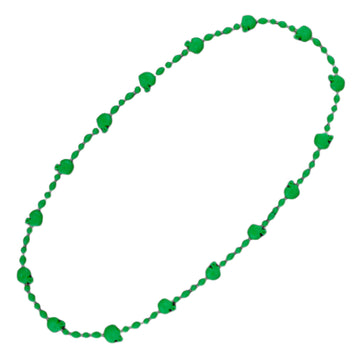 Blinkee Football Helmet Bead Necklaces Green Pack Of 12