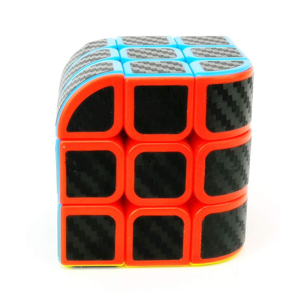 CuberSpeed 3X3 Carbon Fiber Speed Cube Penrose Model MF8824 - Stickerless Black Puzzle