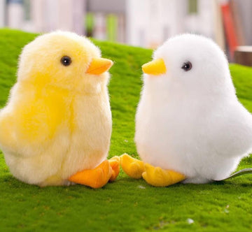 Backlood Toys 6 Inch Small Yellow Chick Plush Stuffed Toy - Acrylic Fiber Chicken
