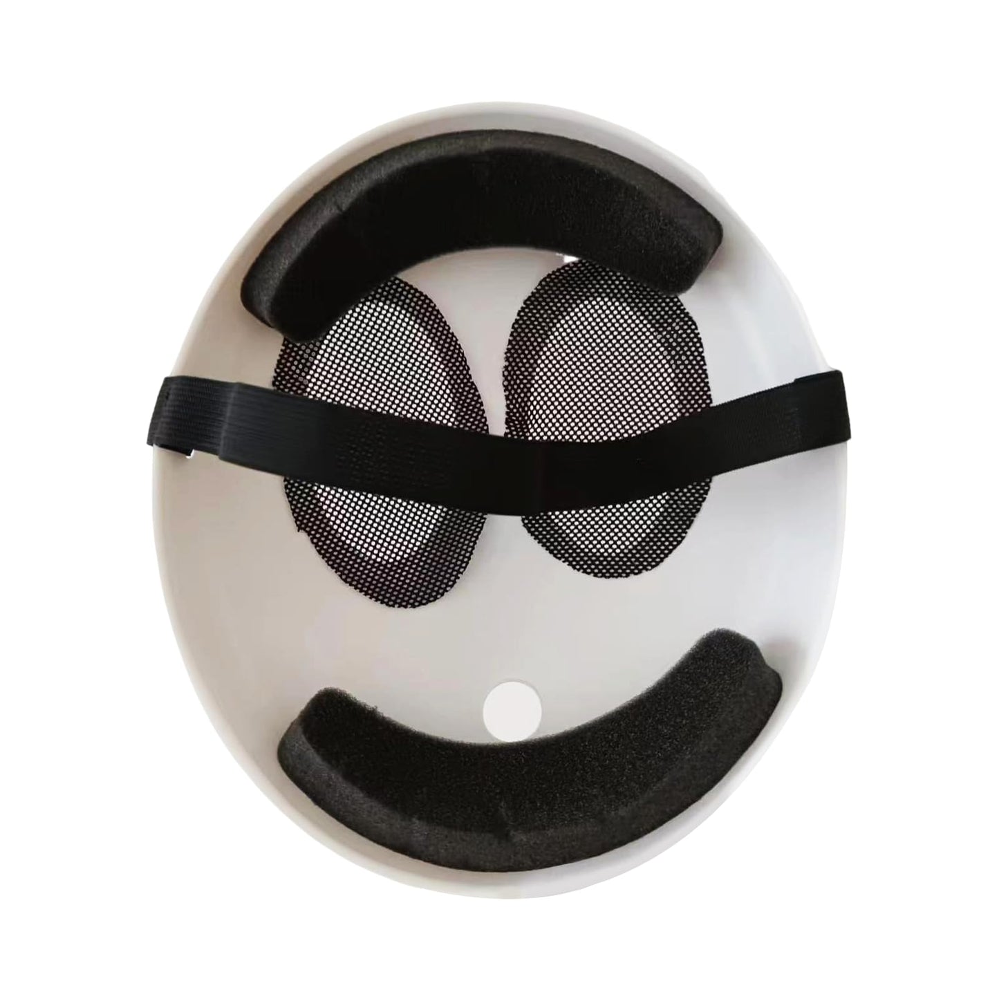 Varuotu Shy Guy Mask White Anime Mask Halloween Mask Funny Face Mask Halloween Costume Cosplay Props Accessories (Boy)