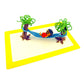 Wikki Stix Travel Fun Pak - Small Multicolor Wax and Yarn Kit with Idea Booklet and Playboard, Model 980