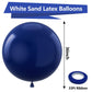 Bezente Giant Navy Blue Balloons - 36 Inch Jumbo Latex - 8 Pack for Baby Showers, Graduations, Weddings, and Parties