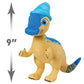 Just Play Ridley Jones Plush Toy - 8-Inch Dinosaur Stuffed Animal, Multicolor, Model 31954, Kids Toys for Ages 3 and Up