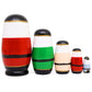 Moonmo 5pcs Beautiful Nutcracker Handmade Wooden Nesting Dolls Nesting Wishing Dolls Nutcracker Matryoshka Traditional