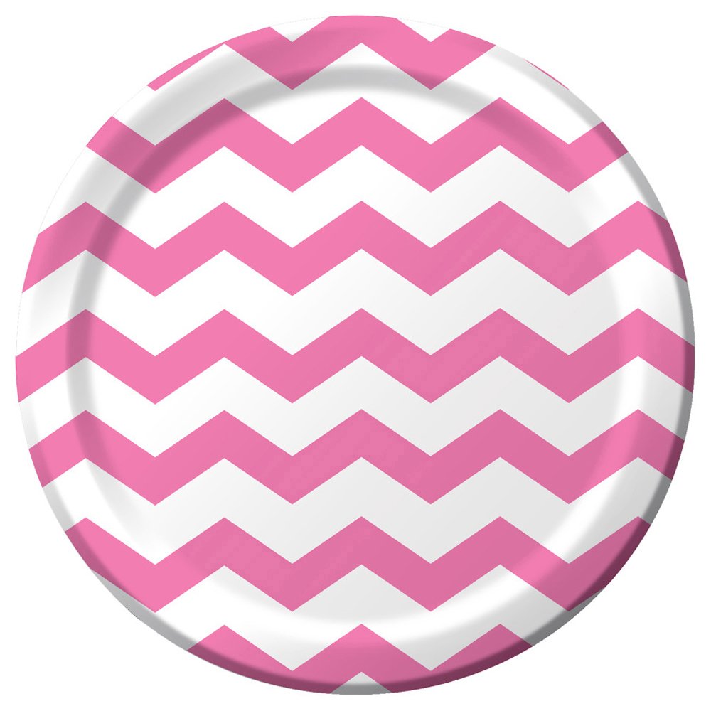 PLT9 12/8CT CHEVRON CANDY PINK