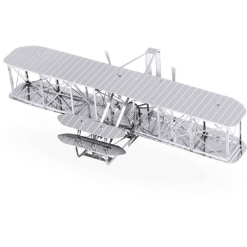 Model Kit Wright Brothers Airplane (Moderate Difficulty) Steel Model by Metal Earth