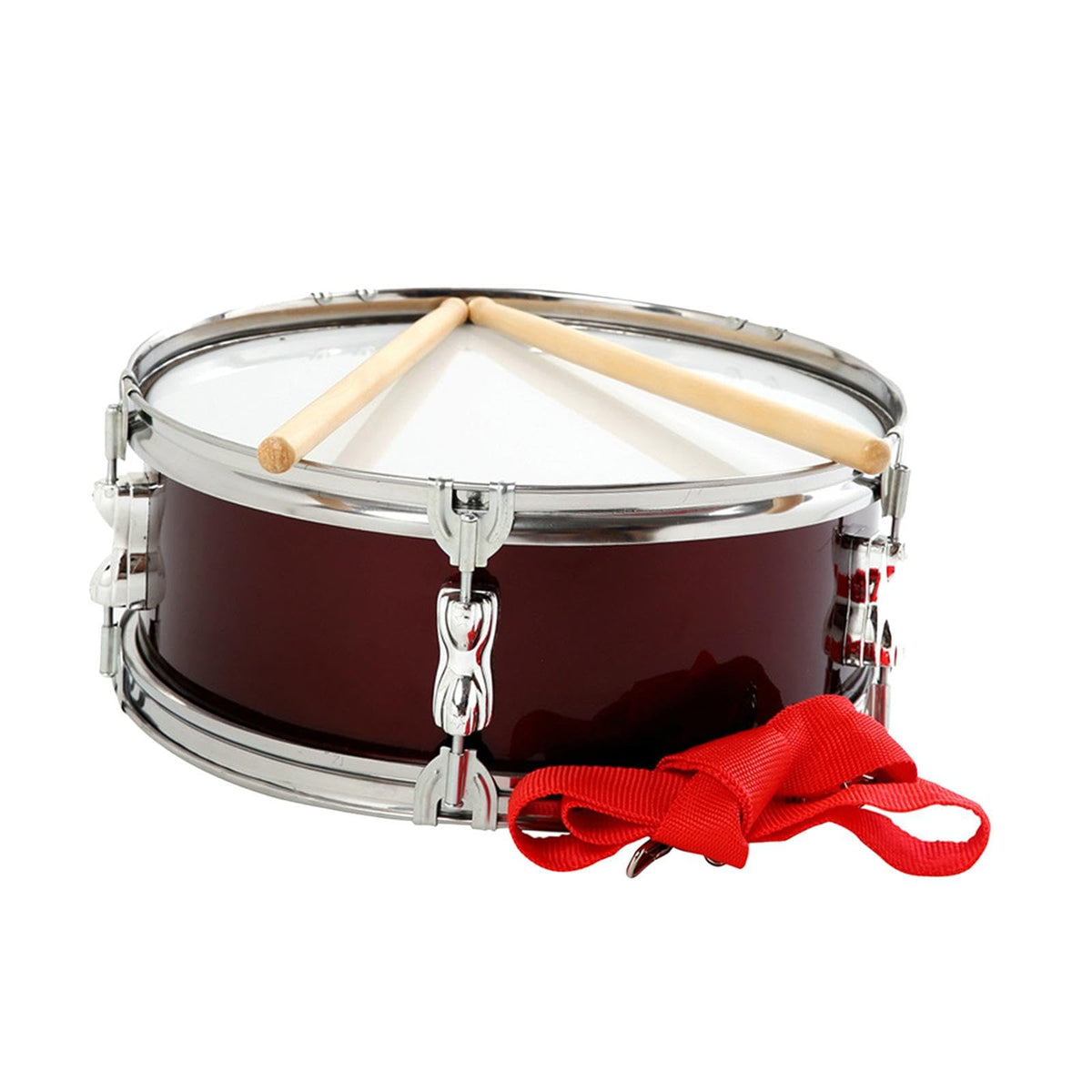 Heavenglow 13Inch Snare Drum With Adjustable Strap Music Drum For Kids Boys Performance