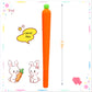 Luolizon Bunny Diary With Lock For Girls,Kids Cute Fuzzy Journal Girls Fluffy Rabbit Notebook Age 8-12 Set With 2 Carrot Pens For Easter Day,Birthday,New Year