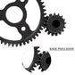 RCMYou 52T Spur Gear 0.8h(32-Pitch)#45 Steel Transmission Gears Spur Gear with 15T/17T/19T Metal Pinions Gear Upgrades Part for