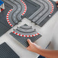 Micro Slot Racing Track Extension - 2 Curve And 2 Straight