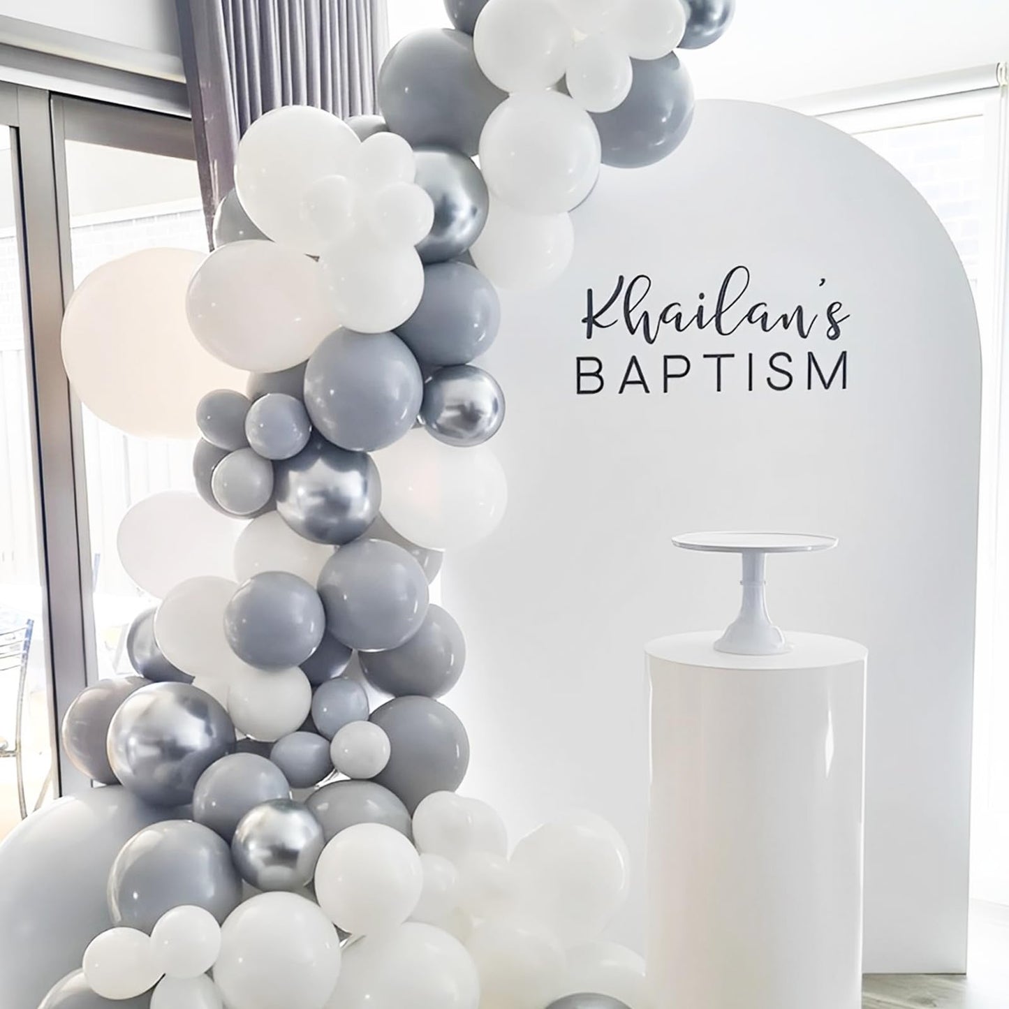Voircoloria Gray Balloons, 66Pack 12Inch Grey Latex Party Balloons For Graduation, Wedding, Birthday, Gender Reveal, Baby Shower