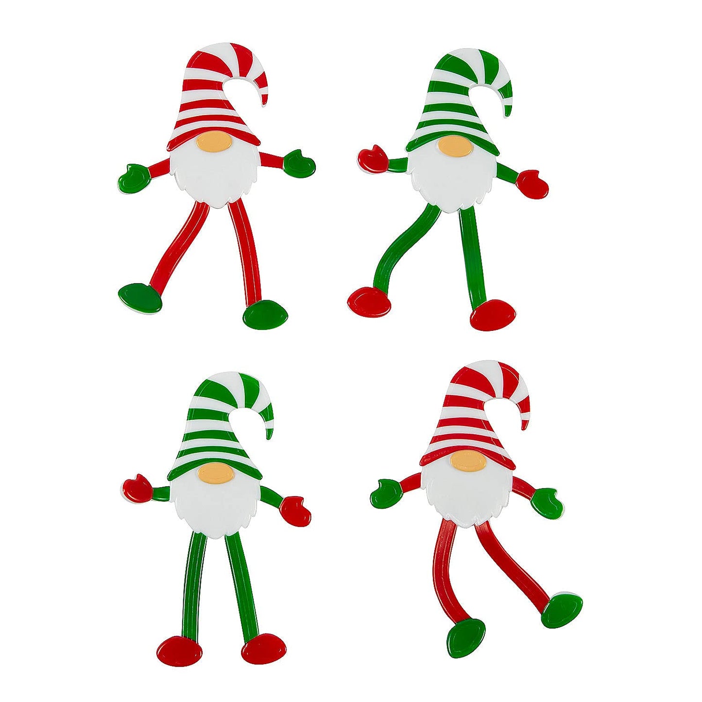 Fun Express Christmas Gnome Bendables - Toys - 24 Pieces