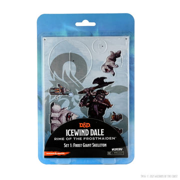 Wizkids D&D Idols Of The Realms: Icewind Dale Rime Of The Frostmaiden - Frost Giant Skeleton - 2D Set
