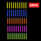 novelinks 50 Pcs 6'' enhanced Glow Sticks Bulk - Ultra Bright Large Glow Necklaces Bulk Light up Necklaces Bulk Glow in The Dark Necklaces  Emergency Glow Sticks  Long-lasting Lighting Waterproof