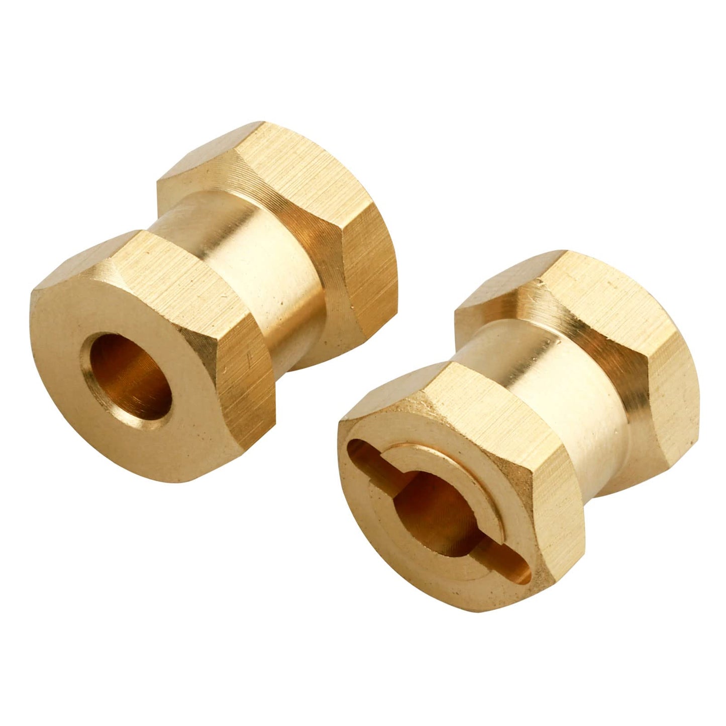 Gohobby Rc Hex Hub 12Mm Brass Wheels Hex Hubs Extension Hex Drive Adapter Spacers For 1/10 Rc Crawler Axial Scx10 90046 D90, 4-P
