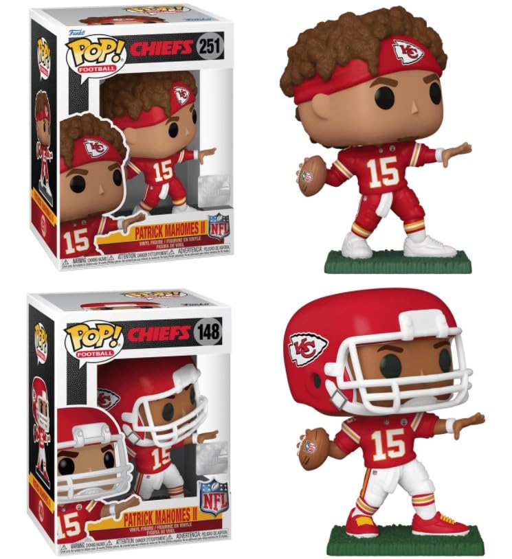 Funko Patrick Mahomes (Kansas City Chiefs) Nfl Pop! Combo (2)