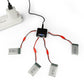 Cheerwing 4pcs 3.7V 650mAh Battery and 4-in-1 Charger for Cheerwing Syma X5SW-V3 Drone