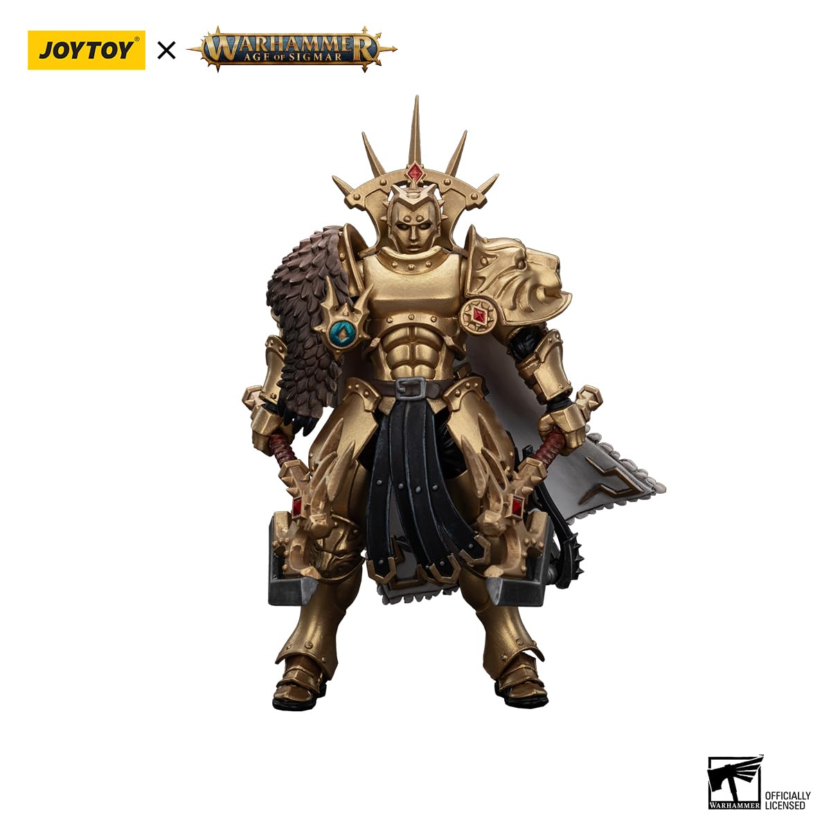 JOYTOY Warhammer 1/18 Action Figure Age of Sigmar Stormcast Eternals The Blacktalons Neave Blacktalon 4.9in Mecha Joy Toy Collec