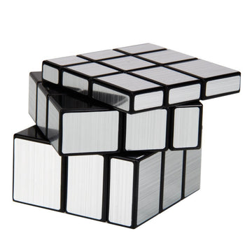 Ahyuan 3X3X3 Mirror Cube Dysmorphism Magic Speed Cube Silver 3D Puzzle Cube For Children Hand Puzzles For Adults