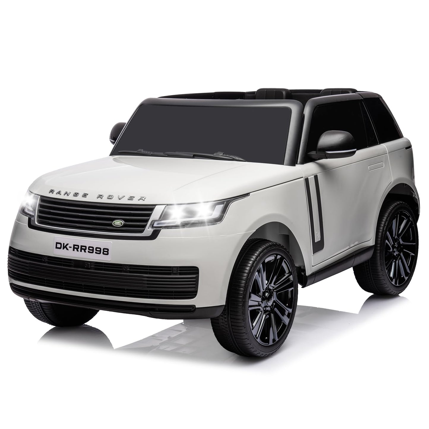 Hetoy 24V 2-Seater Licensed Land Rover Ride On Car Toy W/Parent Remote Control, 3 Speeds, Wireless Music, Mp3 Player, Electric C