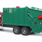 Bruder Mack Granite Garbage Truck (Ruby red-Green)