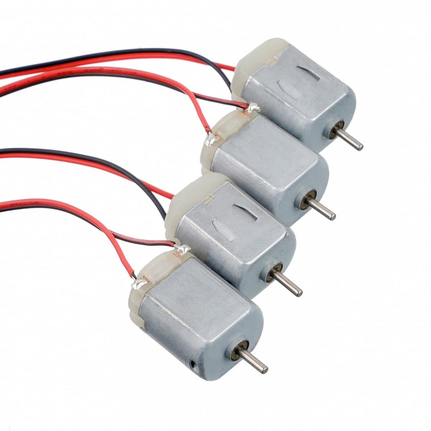 Bojack 4 Pcs Type 130 Ek1450 1 V- 6 V Volt Miniature Dc Toy Motors For Arduino Hobby Diy Projects