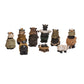 Kurt Adler Resin Bear, 4-Inch, Set Of 9 Nativity Set