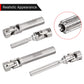 INJORA Drive Shaft D-Shaped Hole Stainless Steel Center Drive Shaft for Axial SCX24 JLU C10 Bronco 1/24 RC Crawler Upgrade Parts