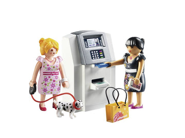 Playmobil Atm Playset Building Set - Multi Color, Plastic Material, Model 9081