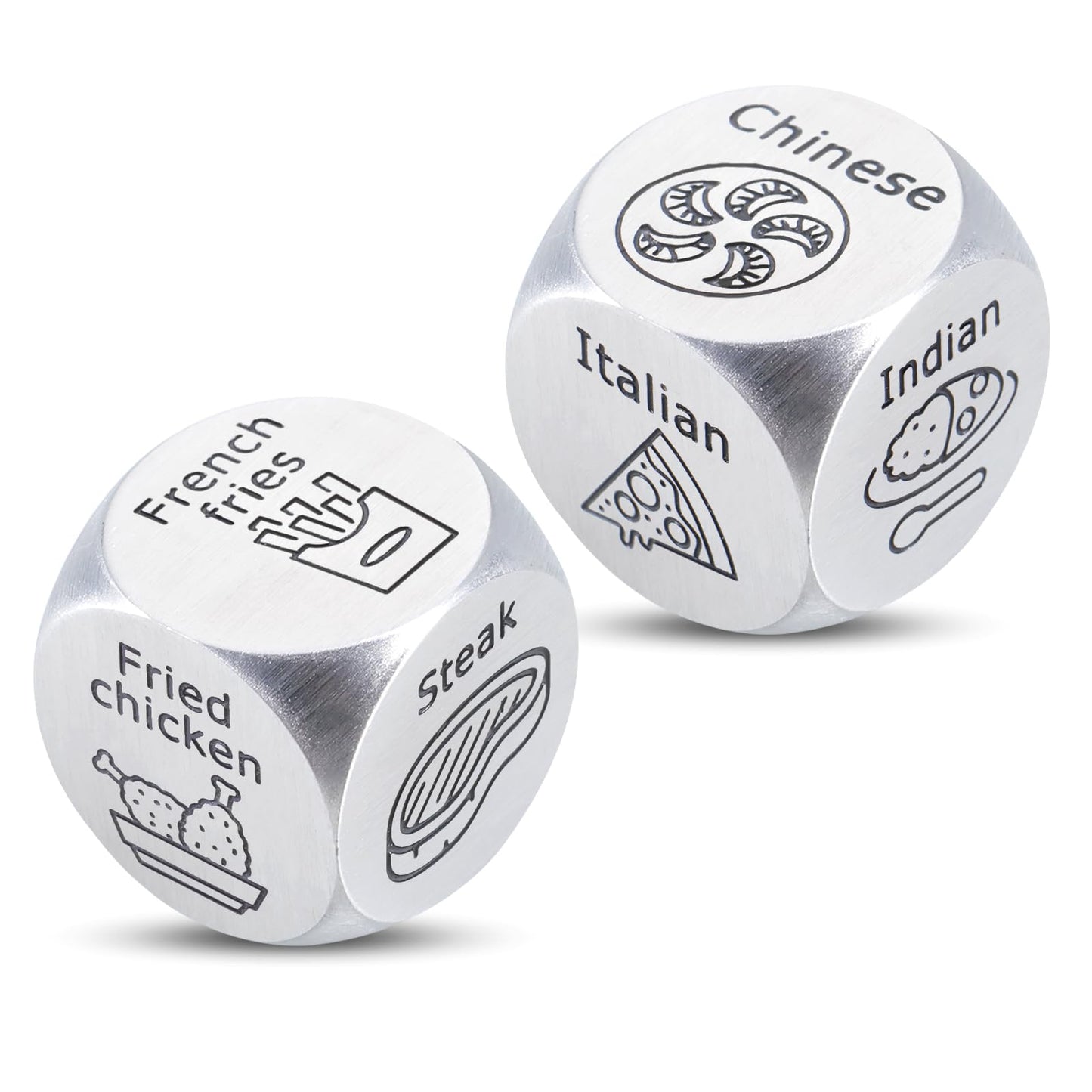 2Pcs Funny Food Dice Valentines Day Gifts For Him Her Husband Wife Anniversary Couple Gifts For Boyfriend Girlfriend His And Her